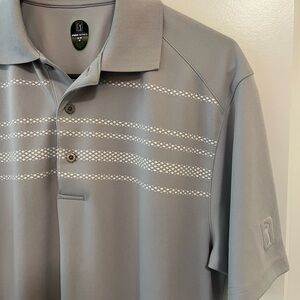 PGA Tour Pro Series Men's Gray Polo Shirt